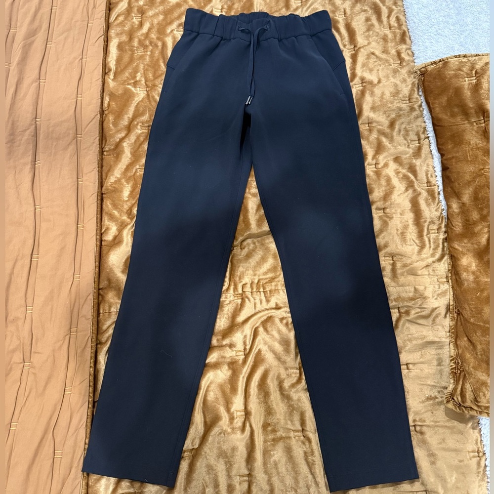 Lululemon Stretch High Rise Pant Sz 2 Athleisure Commute Black